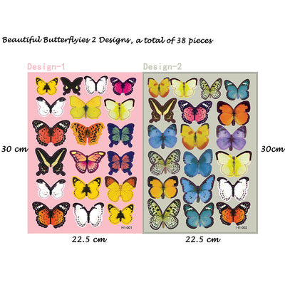 Butterflies Decorative Wall Stickers Decals