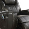 Recliner With Massage - Bonded Leather (black / brown)