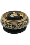 Resin incense kit with brass burner - 6 assorted resin Incense
