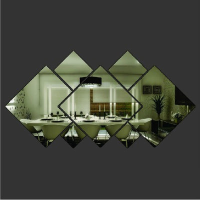 Mirrored Lozenges Pattern Decorative Wall Stickers Decals