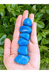 Tumbled Blue Howlite stones